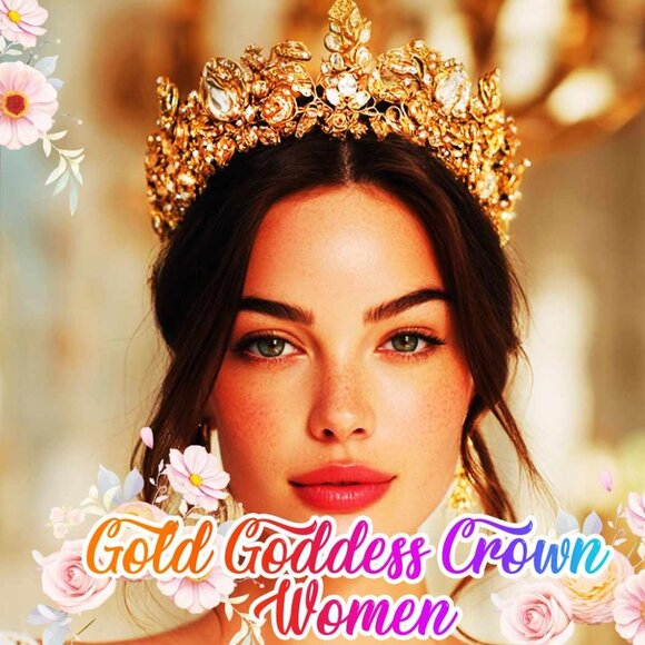 Gold Leaf Headpiece Bridal Hair Accessory Wedding Prom Women Girls - Picture 3 of 8